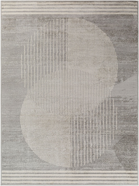 Floransa FSA-2375 8ft Square Machine Woven Area Rug