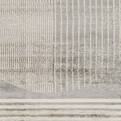 Floransa FSA-2375 6ft Square Machine Woven Area Rug