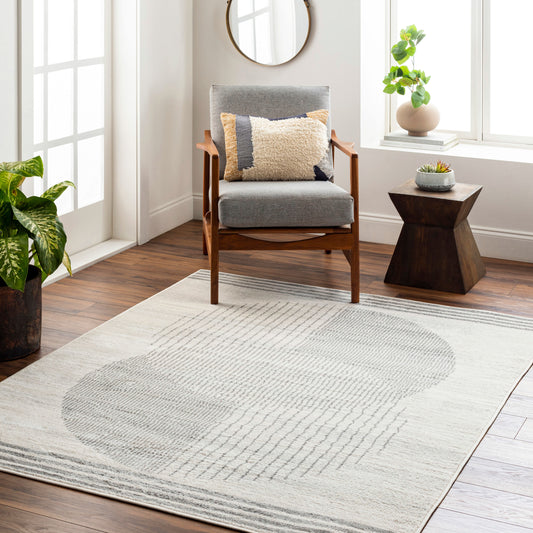 Floransa FSA-2378 6' x 9' Machine Woven Area Rug