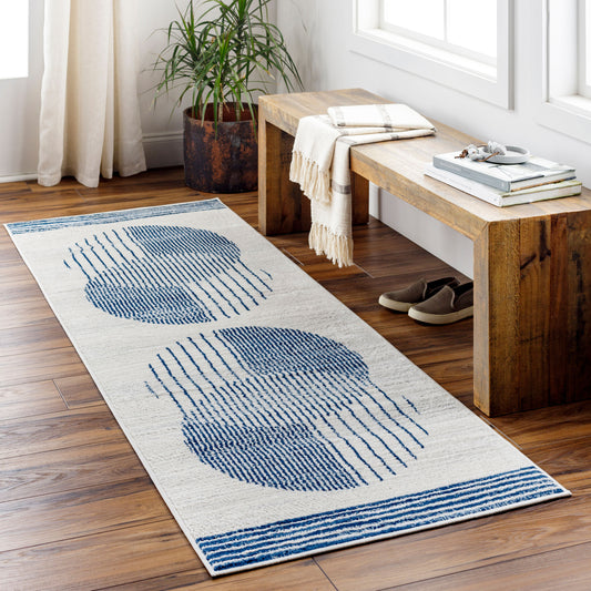 Floransa FSA-2379 10ft Runner Machine Woven Runner Rug