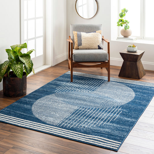 Floransa FSA-2380 5' x 7' Machine Woven Area Rug
