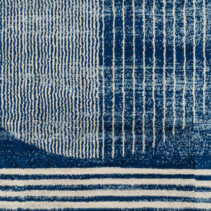 Floransa FSA-2380 6ft Square Machine Woven Area Rug
