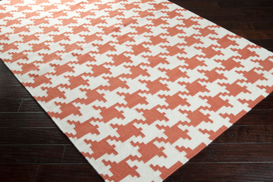 Alfombra decorativa de lana hecha a mano Frontier FT-108 de 3' x 5'