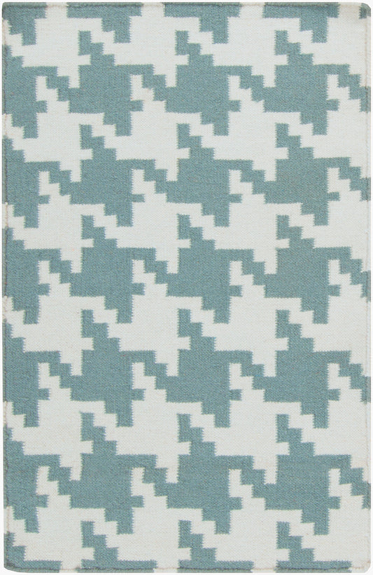 Alfombra decorativa de lana hecha a mano Frontier FT-112 de 2' x 3'