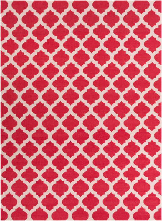 Alfombra de lana hecha a mano Frontier FT-114 de 8' x 11'