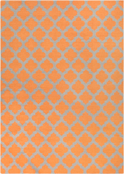Alfombra de lana hecha a mano Frontier FT-119 de 8' x 11'