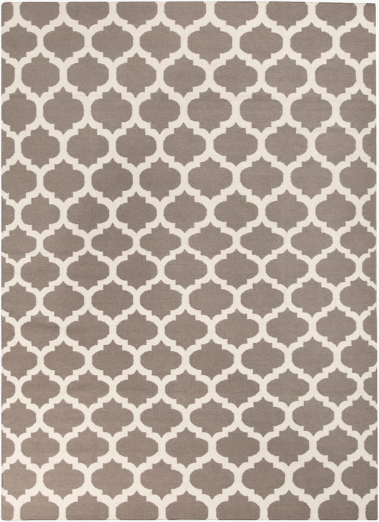 Alfombra de lana hecha a mano Frontier FT-122 de 8' x 11'