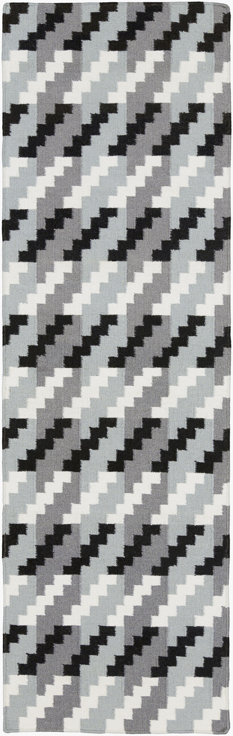 Alfombra de lana hecha a mano Frontier FT-133 de 2,4 m