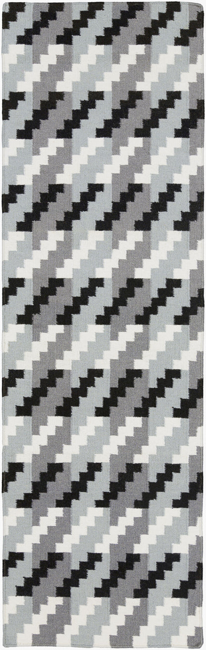 Alfombra de lana hecha a mano Frontier FT-133 de 2,4 m