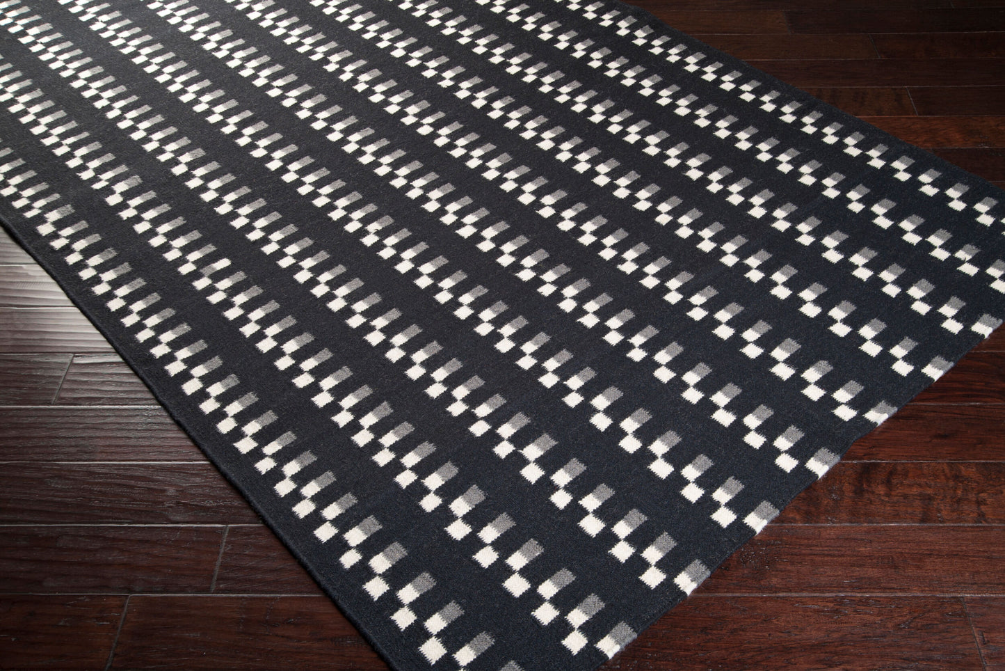 Alfombra de lana hecha a mano Frontier FT-135 de 8' x 11'