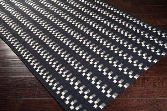 Alfombra de lana hecha a mano Frontier FT-135 de 8' x 11'