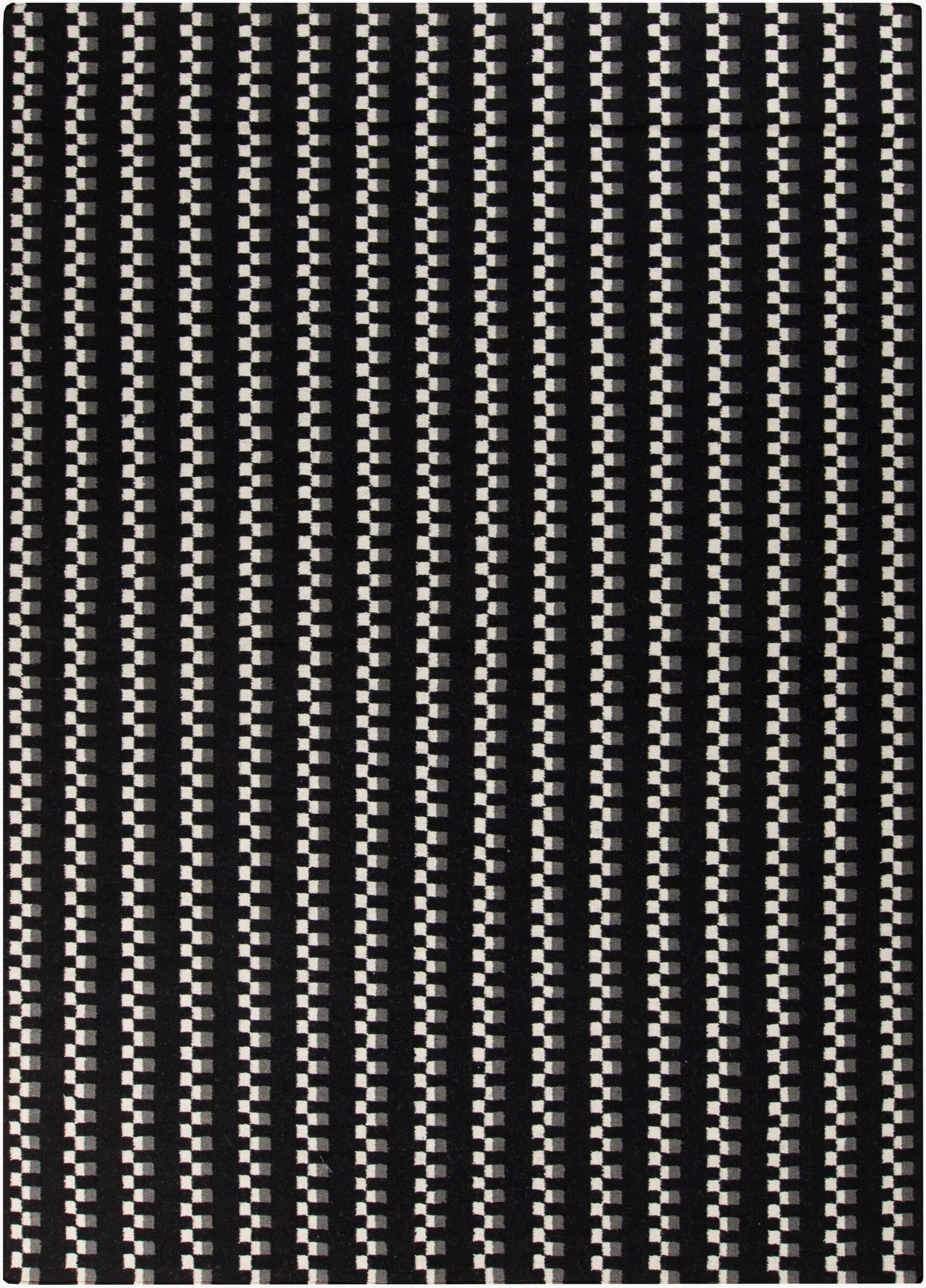 Alfombra de lana hecha a mano Frontier FT-135 de 8' x 11'