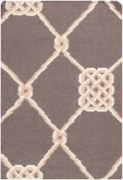 Alfombra decorativa de lana hecha a mano Frontier FT-199 de 2' x 3'