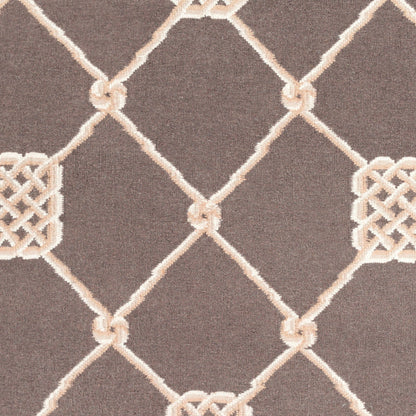 Alfombra decorativa de lana hecha a mano Frontier FT-199 de 2' x 3'