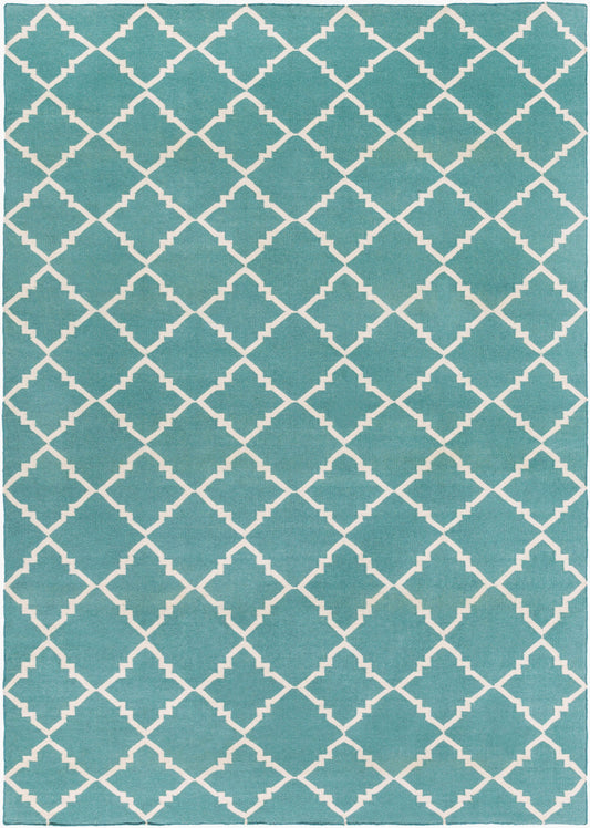 Alfombra de lana hecha a mano Frontier FT-221 de 8' x 11'