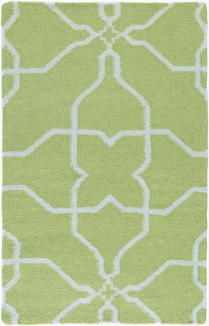Alfombra decorativa de lana hecha a mano Frontier FT-234 de 2' x 3'