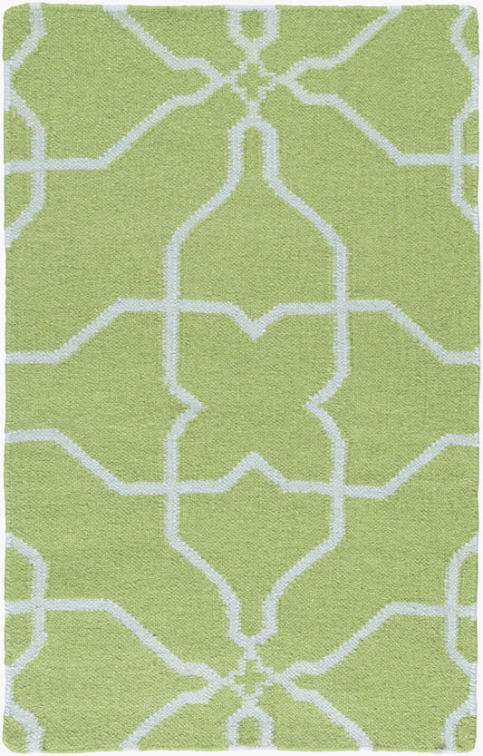 Alfombra decorativa de lana hecha a mano Frontier FT-234 de 2' x 3'