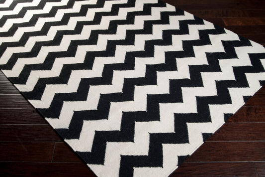 Alfombra de lana hecha a mano Frontier FT-238 de 9' x 12'
