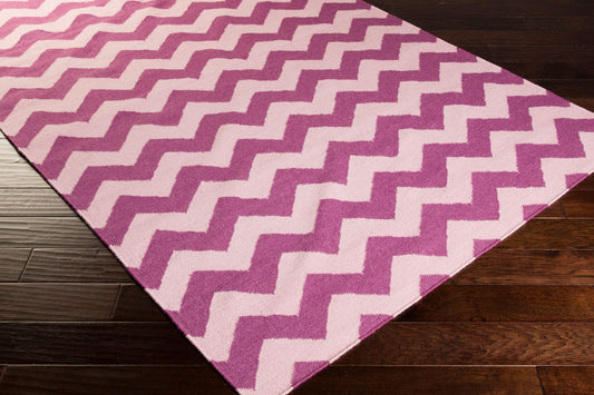 Alfombra de lana hecha a mano Frontier FT-253 de 8' x 11'