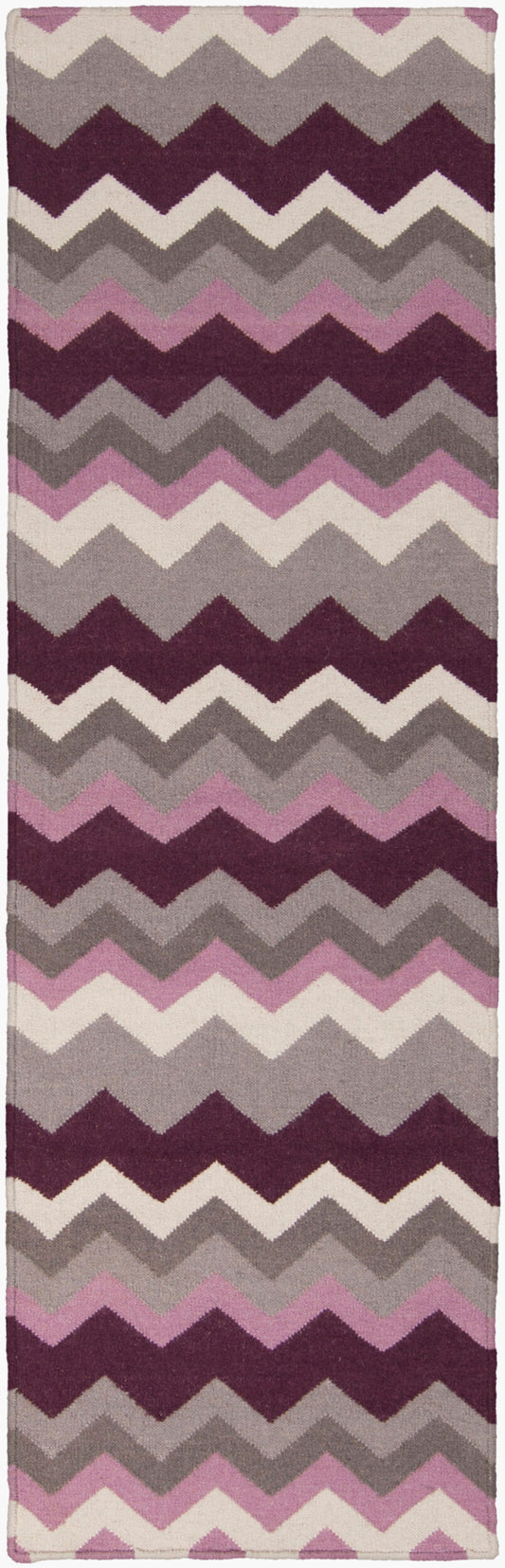 Alfombra de lana hecha a mano Frontier FT-268 de 8 pies