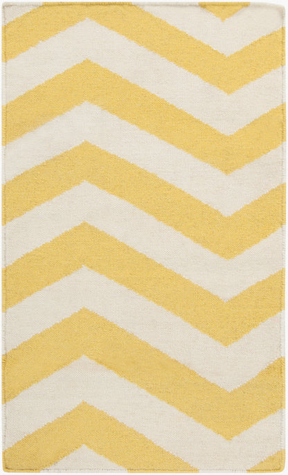 Alfombra decorativa de lana hecha a mano Frontier FT-278 de 2' x 3'