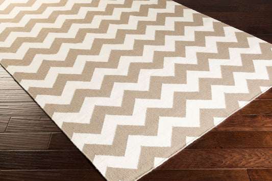 Alfombra de lana hecha a mano Frontier FT-289 de 8' x 11'