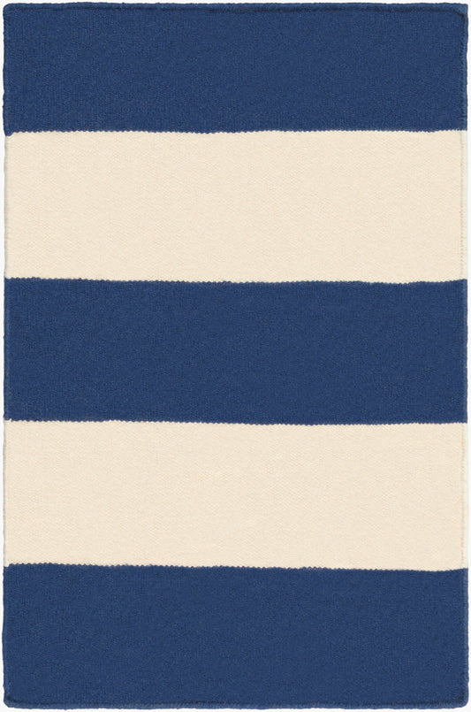 Alfombra decorativa de lana hecha a mano Frontier FT-298 de 2' x 3'