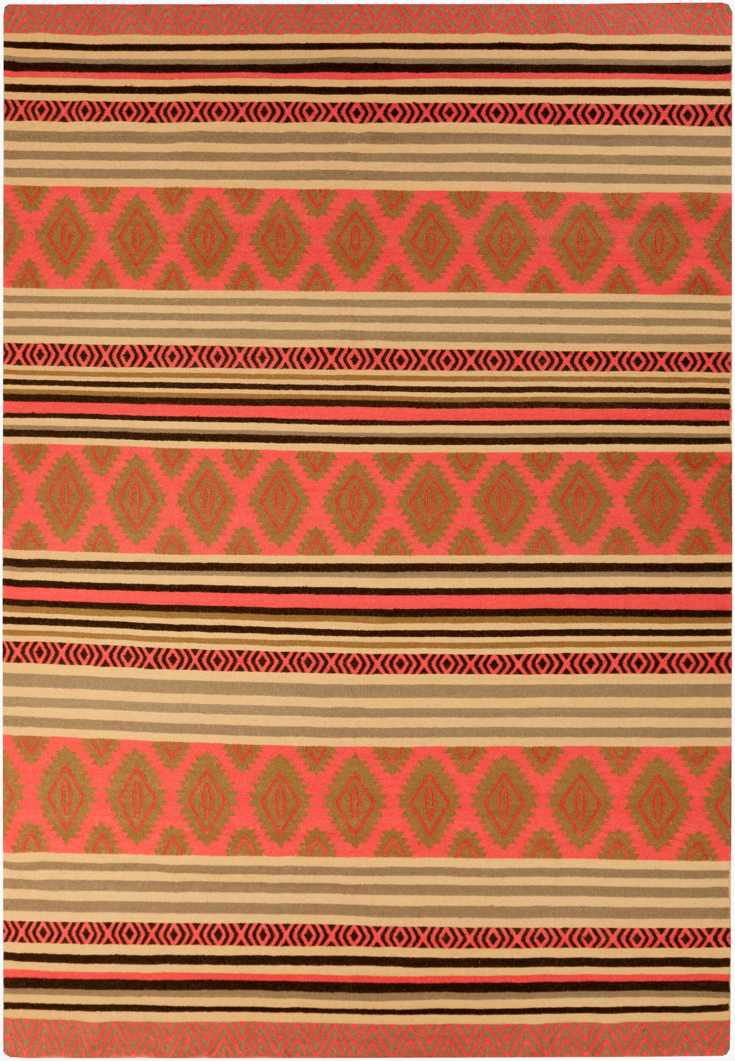 Frontier FT-329 2' x 3' Handmade Wool Accent Rug