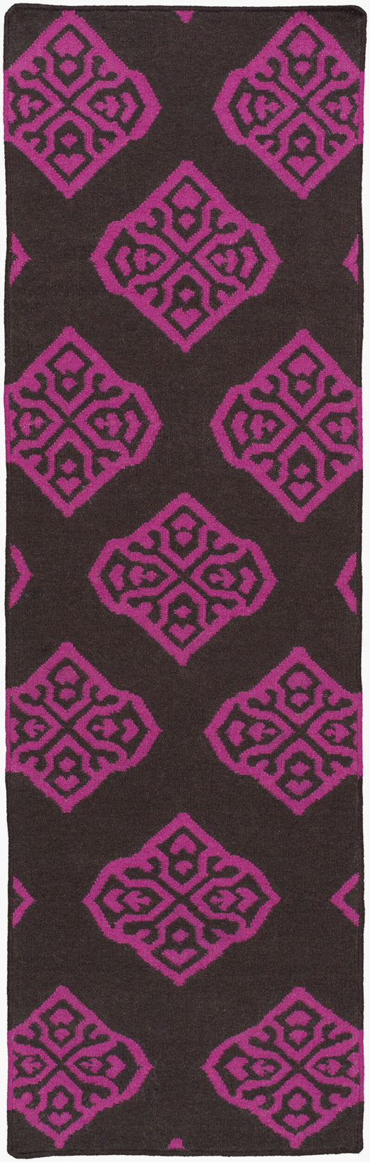Alfombra de lana hecha a mano Frontier FT-365 de 2,4 m