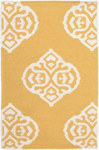 Alfombra decorativa de lana hecha a mano Frontier FT-376 de 2' x 3'