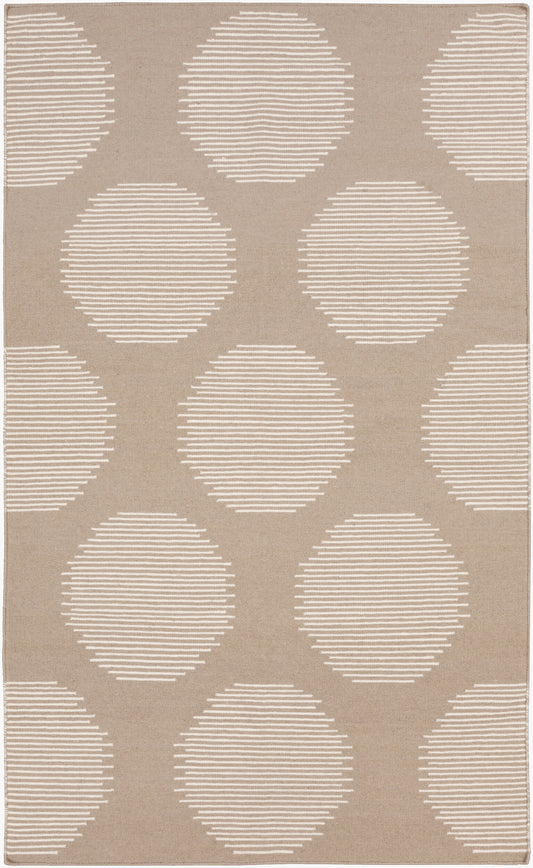 Alfombra decorativa de lana hecha a mano Frontier FT-389 de 2' x 3'