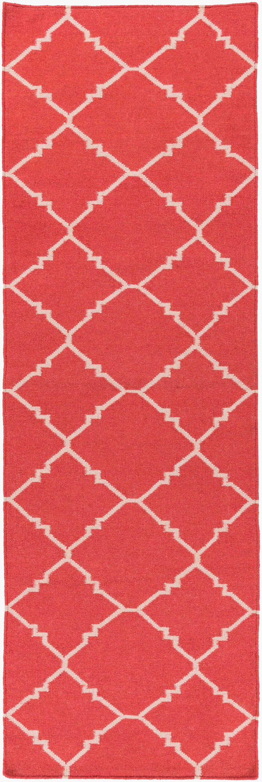 Alfombra de lana hecha a mano Frontier FT-41 de 8 pies