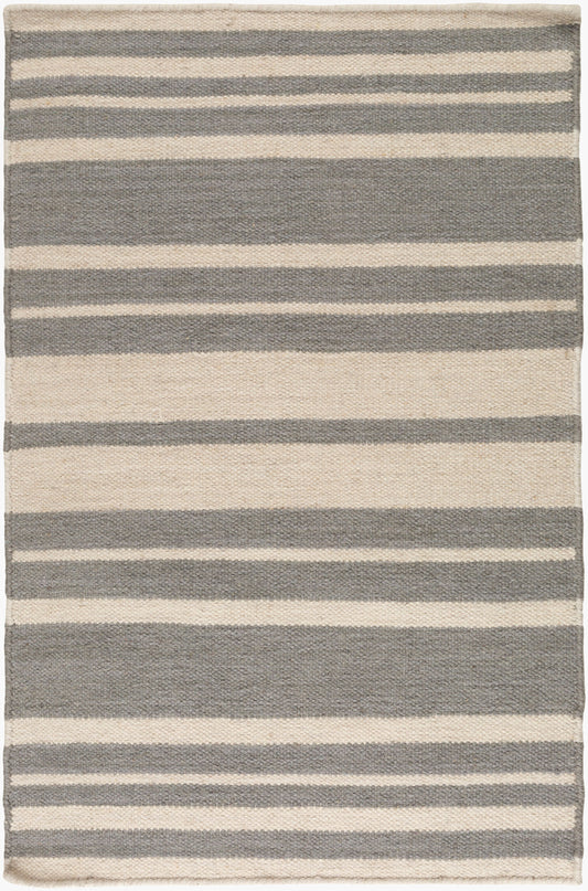 Alfombra decorativa de lana hecha a mano Frontier FT-428 de 2' x 3'