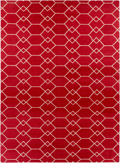 Alfombra de lana hecha a mano Frontier FT-430 de 8' x 11'