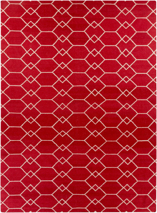 Alfombra de lana hecha a mano Frontier FT-430 de 8' x 11'