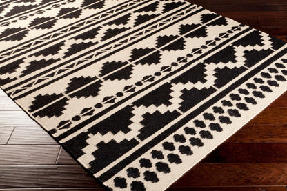 Alfombra decorativa de lana hecha a mano Frontier FT-431 de 2' x 3'