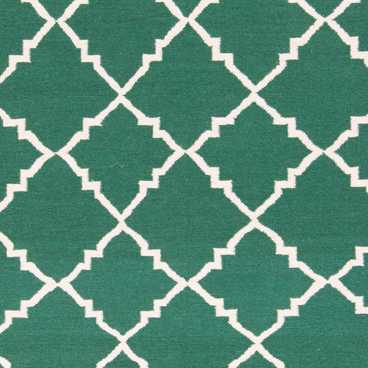 Alfombra decorativa de lana hecha a mano Frontier FT-447 de 3' x 5'