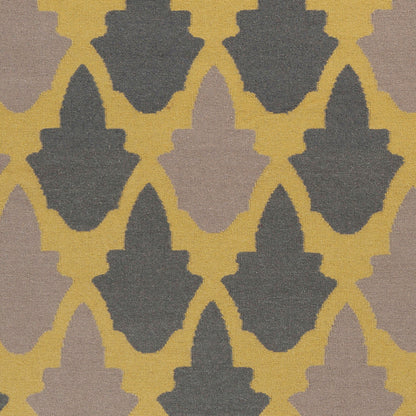 Alfombra decorativa de lana hecha a mano Frontier FT-462 de 3' x 5'
