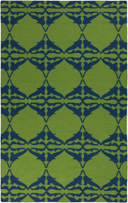 Alfombra decorativa de lana hecha a mano Frontier FT-467 de 3' x 5'