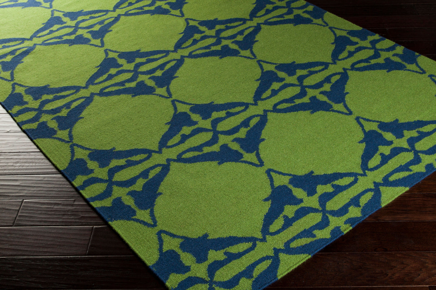 Alfombra decorativa de lana hecha a mano Frontier FT-467 de 3' x 5'