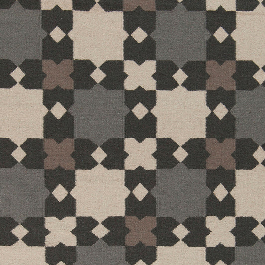 Alfombra decorativa de lana hecha a mano Frontier FT-468 de 2' x 3'