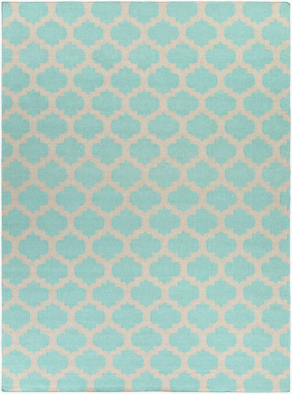 Alfombra decorativa de lana hecha a mano Frontier FT-481 de 3' x 5'