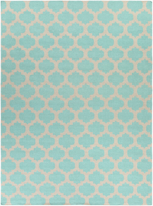 Alfombra decorativa de lana hecha a mano Frontier FT-481 de 3' x 5'