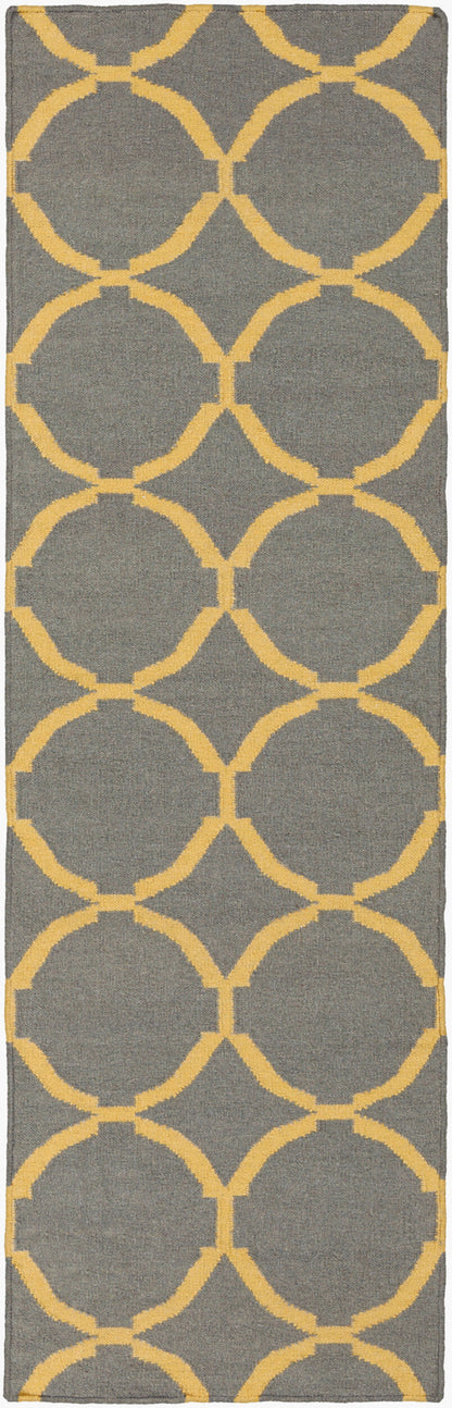 Alfombra de lana hecha a mano Frontier FT-499 de 2,4 m