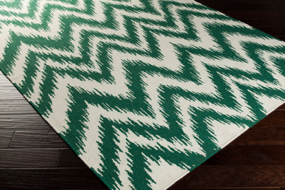 Frontier FT-501 3' x 5' Handmade Wool Accent Rug