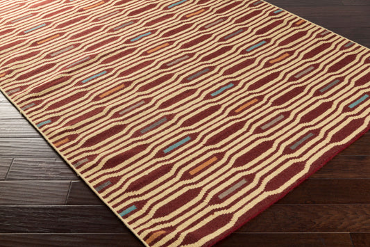 Alfombra de lana hecha a mano Frontier FT-505 de 2,4 m