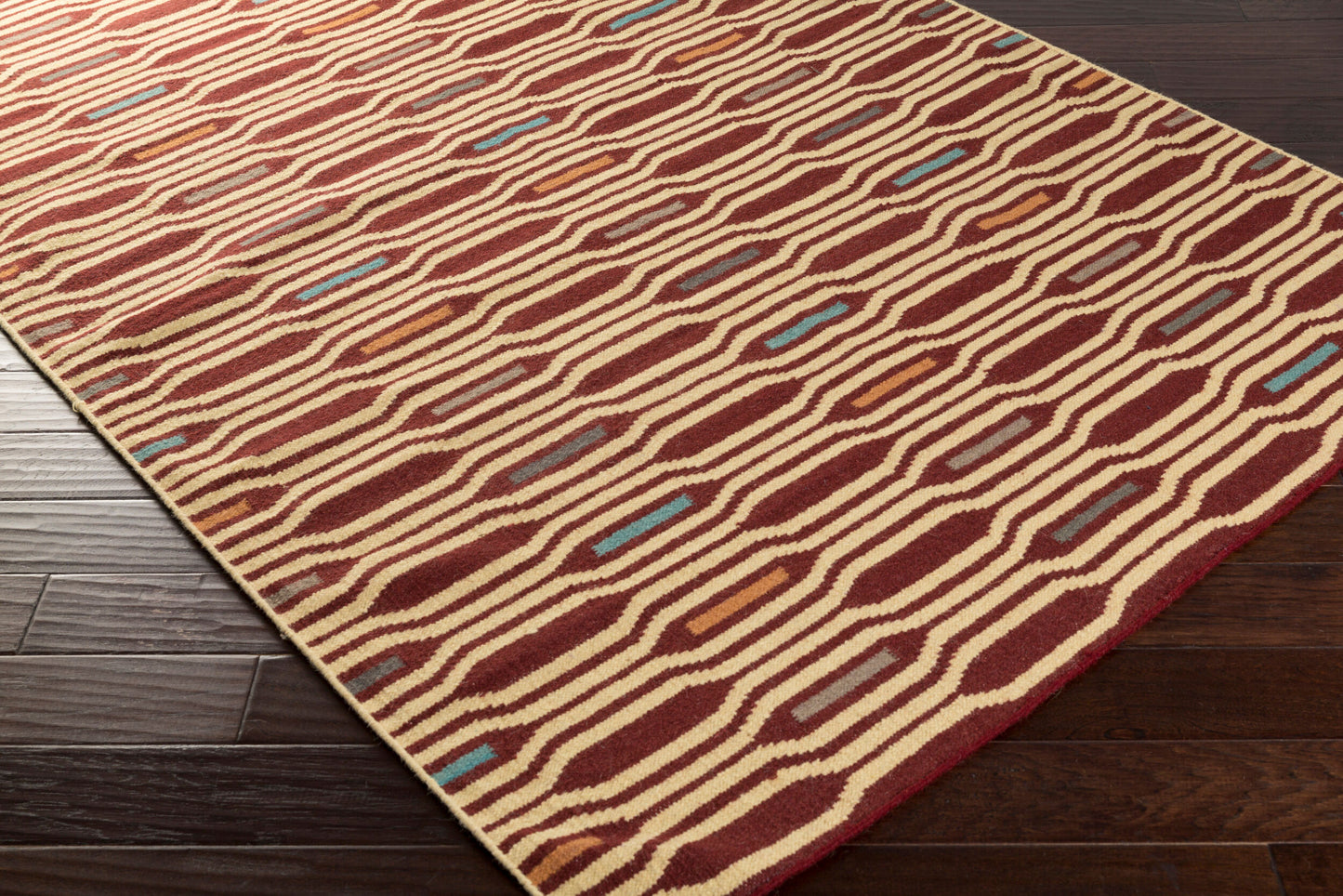 Frontier FT-505 3' x 5' Handmade Wool Accent Rug