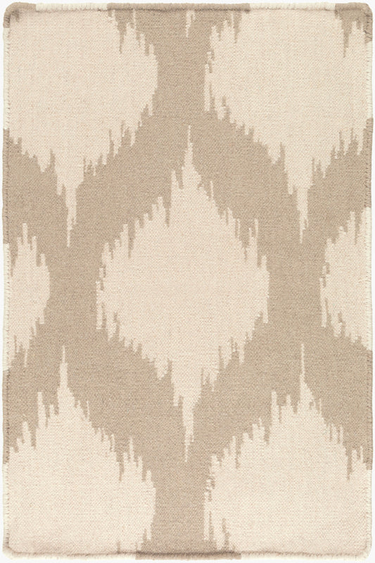 Alfombra decorativa de lana hecha a mano Frontier FT-513 de 2' x 3'
