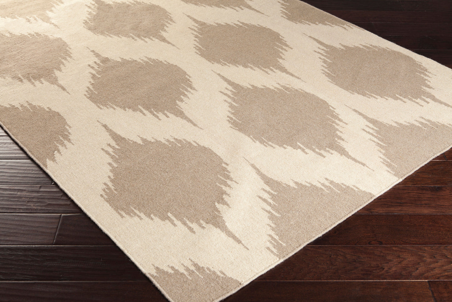 Alfombra de lana hecha a mano Frontier FT-513 de 8' x 11'