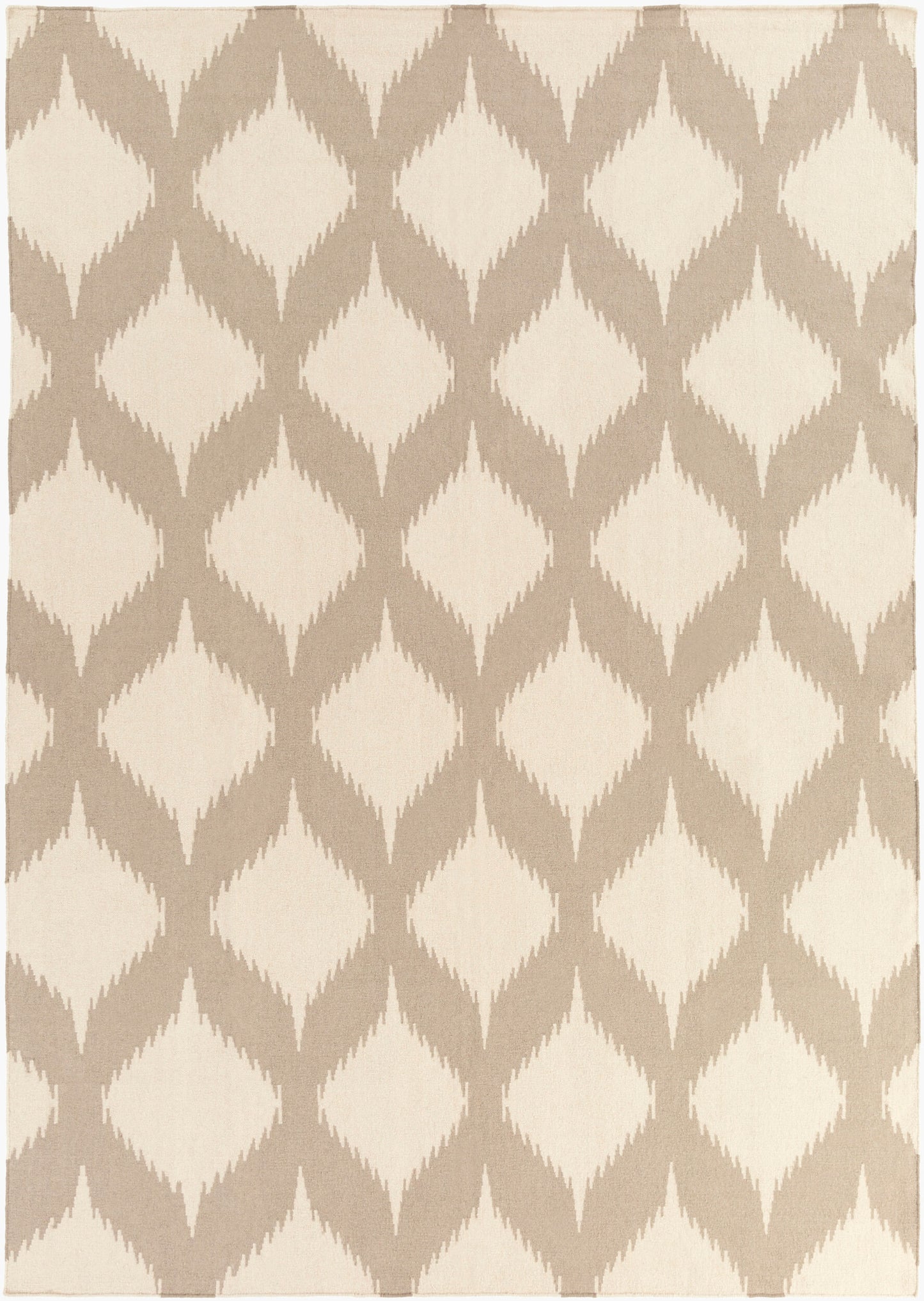 Alfombra de lana hecha a mano Frontier FT-513 de 8' x 11'